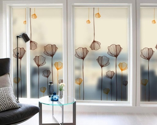 Giấy Decal dán kính trang trí